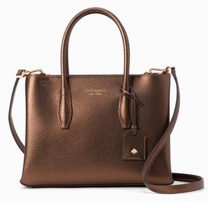Kate Spade Metallic Brown Satchel